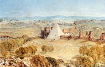 Joseph Mallord William Turner : Rome From Monte Testaccio